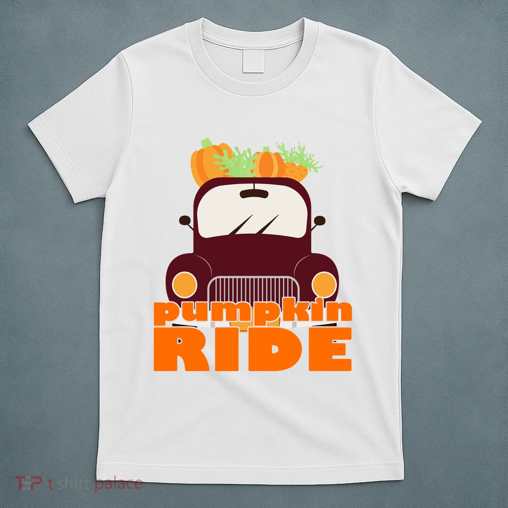 Pumpkin Ride October Fall T-Shirt