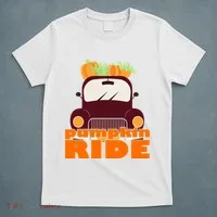Pumpkin Ride October Fall T-Shirt thumb 5