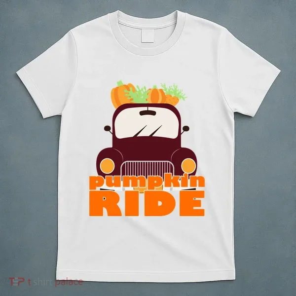 Pumpkin Ride October Fall T-Shirt