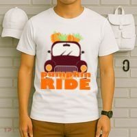 Pumpkin Ride October Fall T-Shirt thumb 6