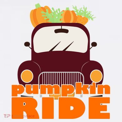 Pumpkin Ride October Fall Coffee Mug