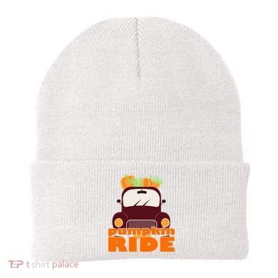 Pumpkin Ride October Fall Beanie