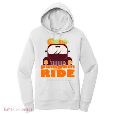 Pumpkin Ride October Fall Women's Hoodie