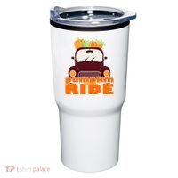 Pumpkin Ride October Fall Tumbler thumb 0