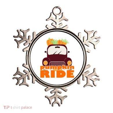 Pumpkin Ride October Fall Ornament