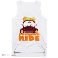 Pumpkin Ride October Fall Tank Top thumb 0