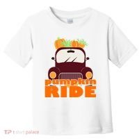 Pumpkin Ride October Fall Toddler T-Shirt thumb 0