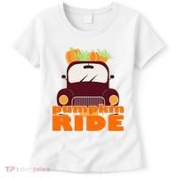 Pumpkin Ride October Fall Women's T-Shirt thumb 0