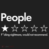 People Rated One Star Fcking Nightmare Would Not Recommend Women's Sweatshirt thumb 2