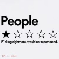 People Rated One Star Fcking Nightmare Would Not Recommend Women's Hoodie thumb 2