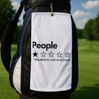 People Rated One Star Fcking Nightmare Would Not Recommend Golf Towel thumb 2