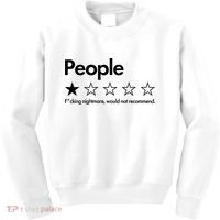 People Rated One Star Fcking Nightmare Would Not Recommend Kids Sweatshirt thumb 0