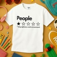 People Rated One Star Fcking Nightmare Would Not Recommend Kids T-Shirt thumb 3
