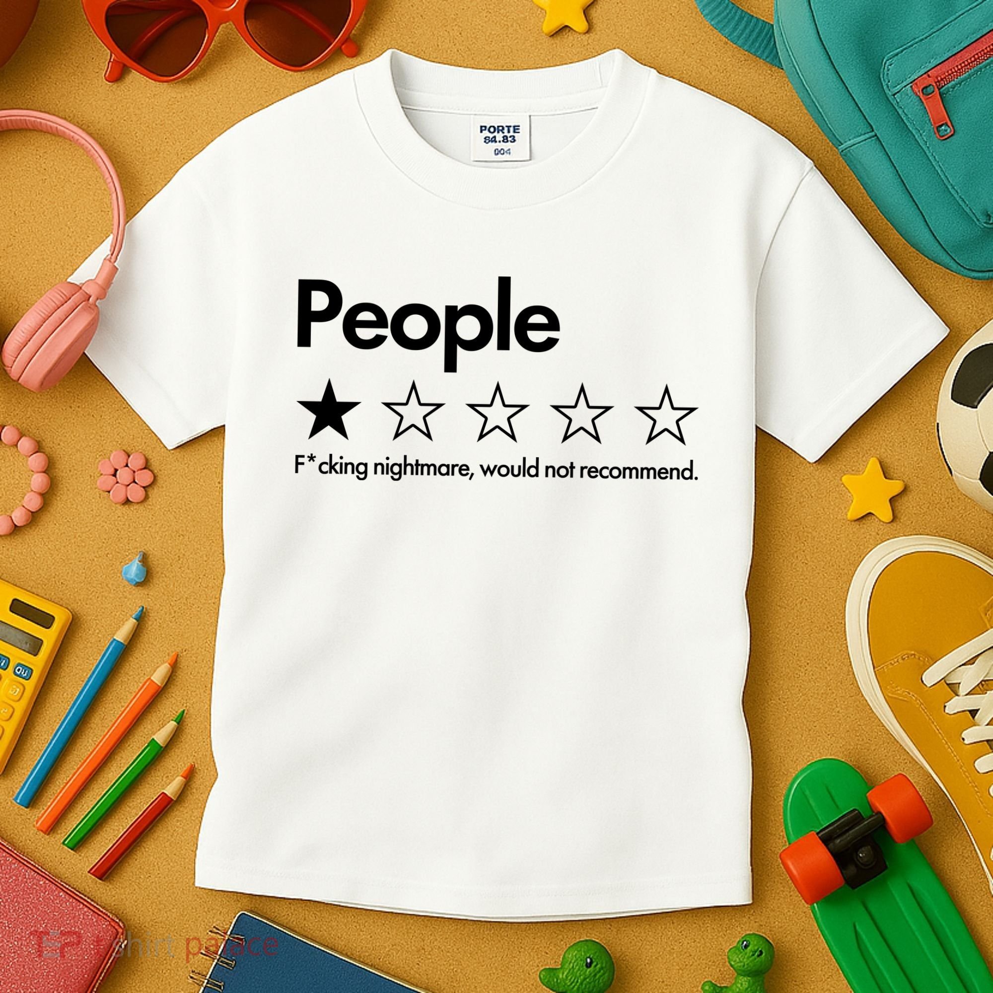 People Rated One Star Fcking Nightmare Would Not Recommend Kids T-Shirt