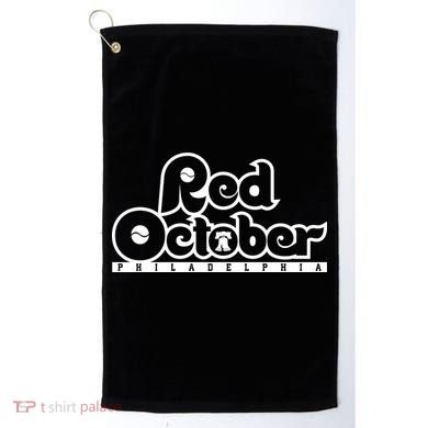 Philly Red October Philadelphia Baseball Golf Towel