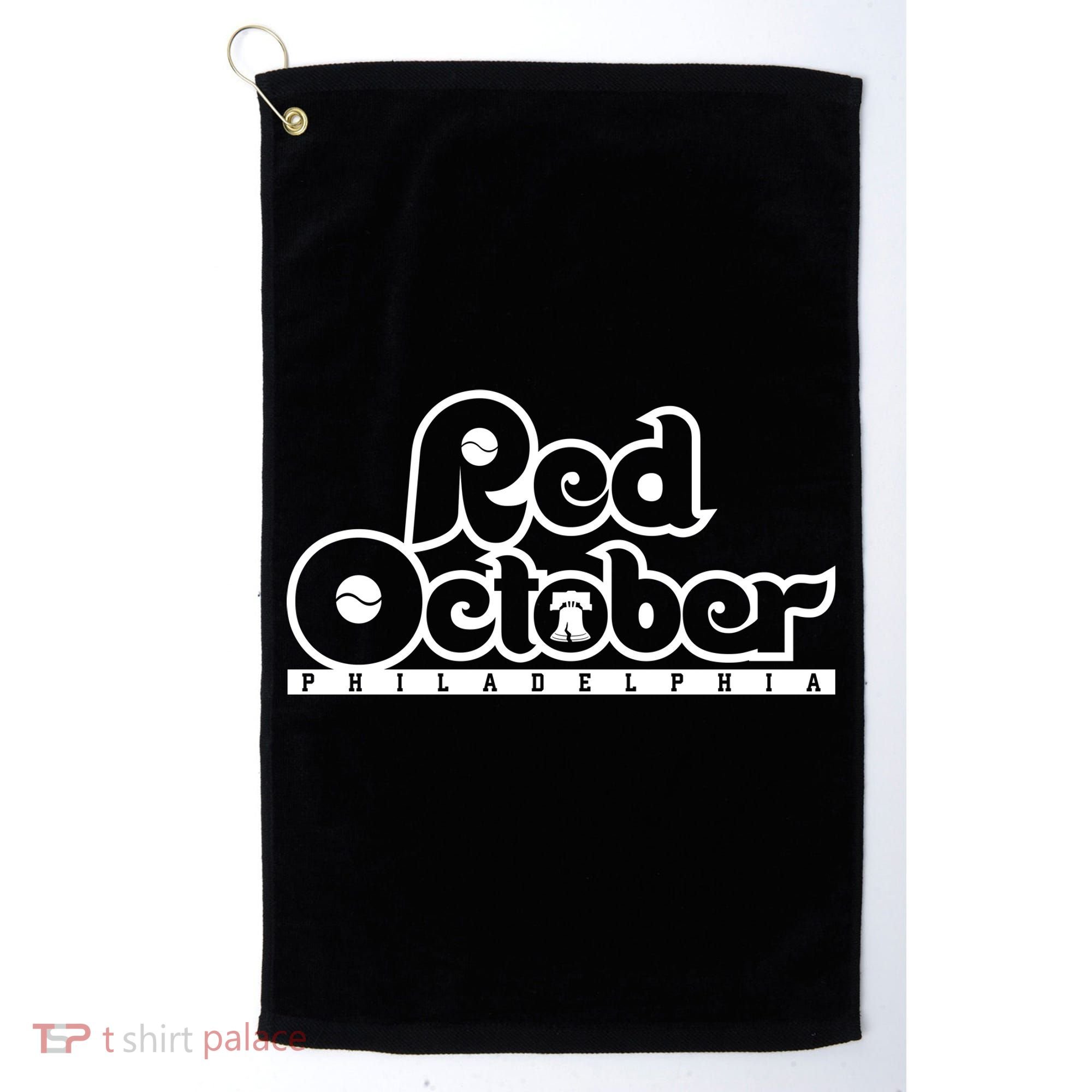 Philly Red October Philadelphia Baseball Golf Towel