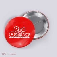 Philly Red October Philadelphia Baseball Button thumb 0