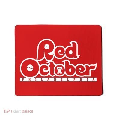 Philly Red October Philadelphia Baseball Mousepad