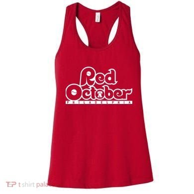 Philly Red October Philadelphia Baseball Women's Tank Top