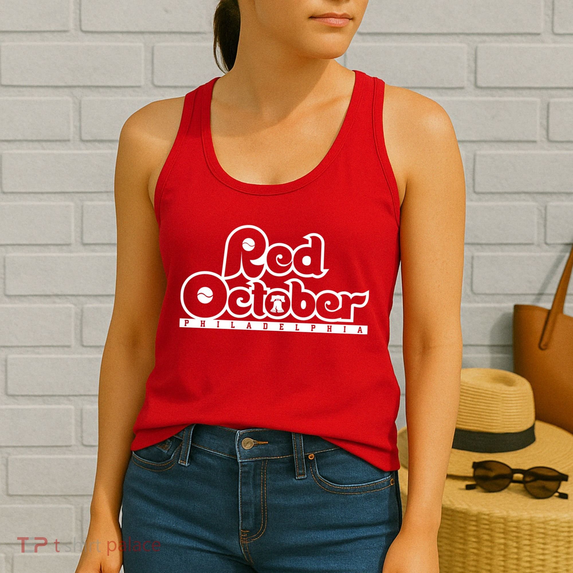 Philly Red October Philadelphia Baseball Women's Tank Top
