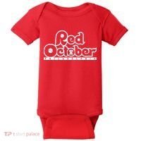 Philly Red October Philadelphia Baseball Baby Bodysuit thumb 0