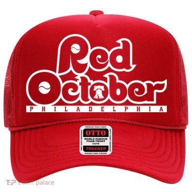 Philly Red October Philadelphia Baseball Hat
