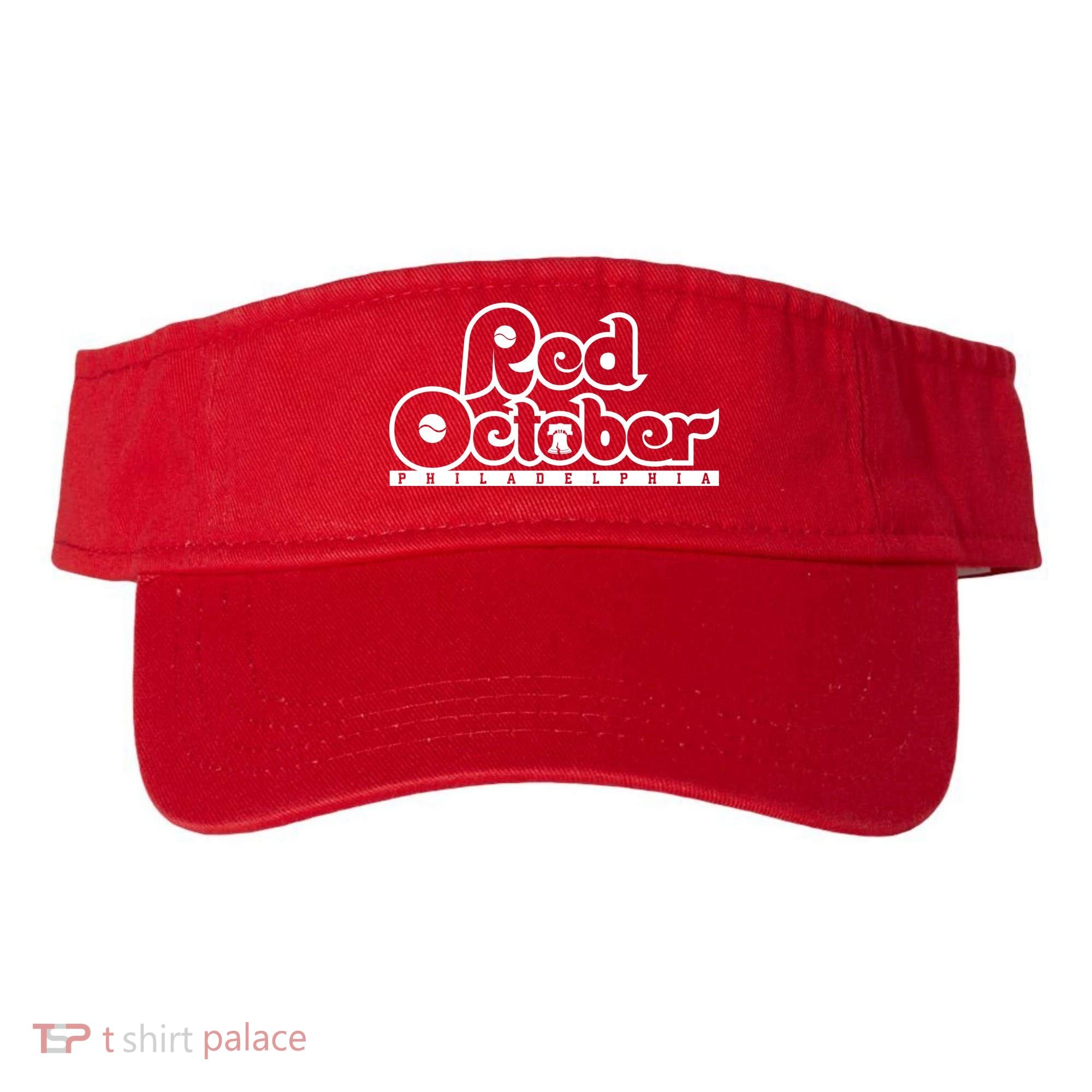 Philly Red October Philadelphia Baseball Visor