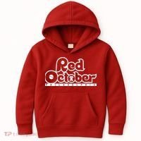 Philly Red October Philadelphia Baseball Kids Hoodie thumb 0