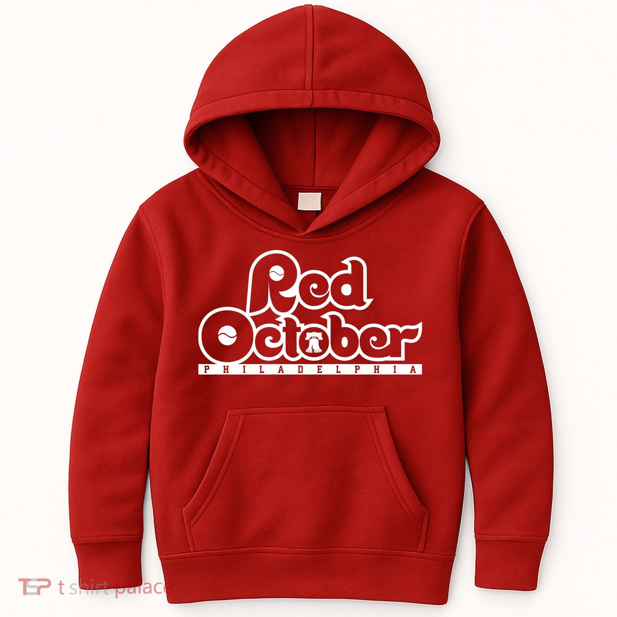 Philly Red October Philadelphia Baseball Kids Hoodie