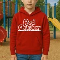 Philly Red October Philadelphia Baseball Kids Hoodie thumb 2