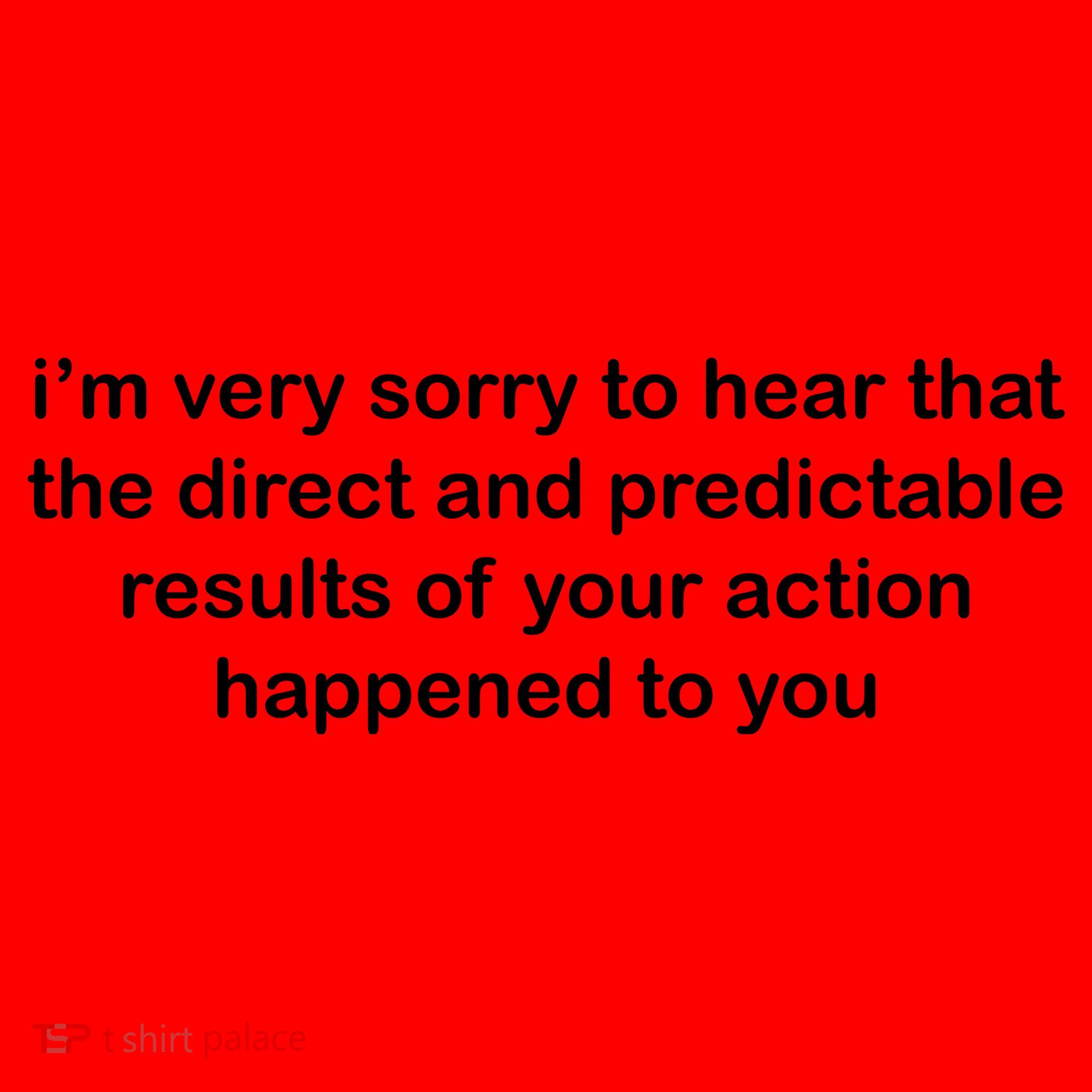 Predictable Results Of Your Actions Funny Jokes Sarcastic Santa Hat
