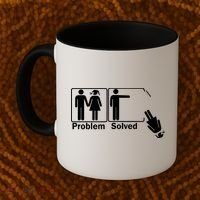 Problem Solved Coffee Mug thumb 2