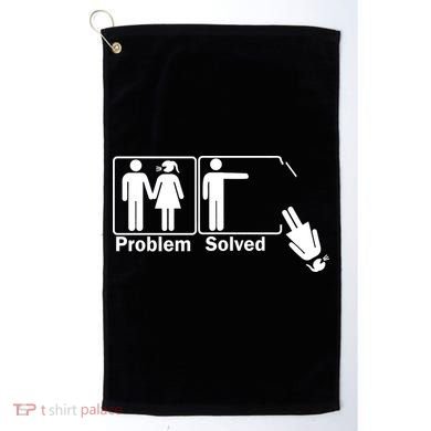 Problem Solved Golf Towel
