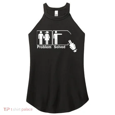 Problem Solved Women's Perfect Tri Rocker Tank