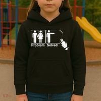 Problem Solved Kids Hoodie thumb 3