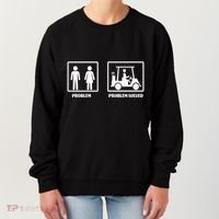 Problem Solved Golf Wife Funny Women's Sweatshirt thumb 0