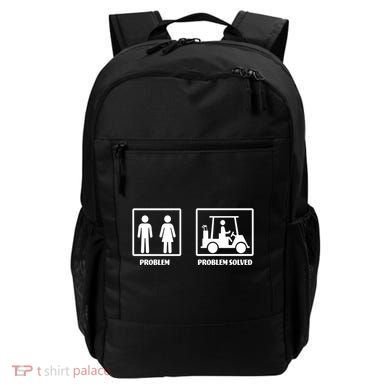 Problem Solved Golf Wife Funny Backpack