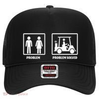 Problem Solved Golf Wife Funny Hat thumb 0