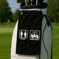 Problem Solved Golf Wife Funny Golf Towel thumb 2