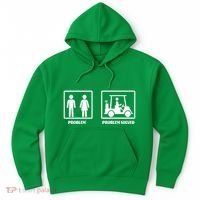 Problem Solved Golf Wife Funny Hoodie thumb 0