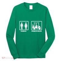 Problem Solved Golf Wife Funny Long Sleeve Shirt thumb 0