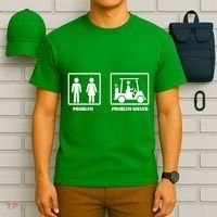 Problem Solved Golf Wife Funny T-Shirt thumb 6