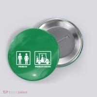 Problem Solved Golf Wife Funny Button thumb 0