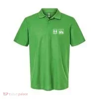 Problem Solved Golf Wife Funny Polo thumb 0