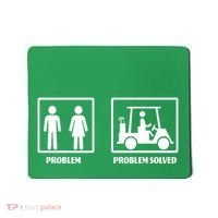 Problem Solved Golf Wife Funny Mousepad thumb 0