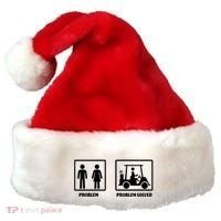 Problem Solved Golf Wife Funny Santa Hat thumb 0
