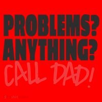 Problems Anything Call Dad Santa Hat thumb 1