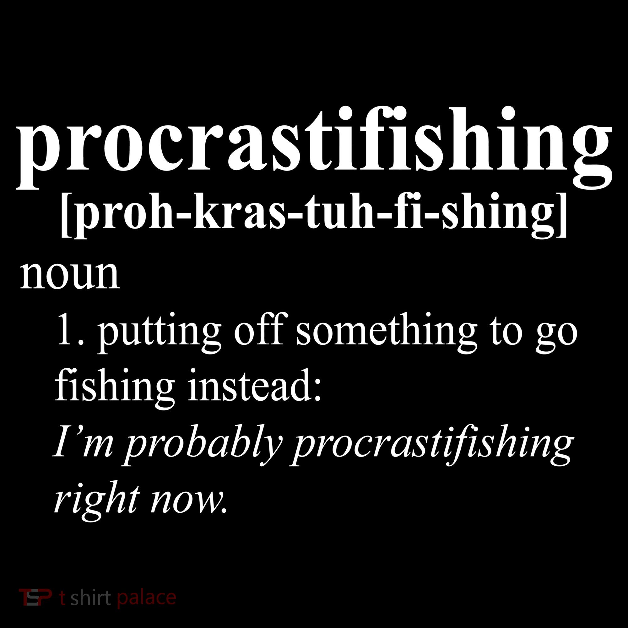 Procrastifishing Definition Backpack