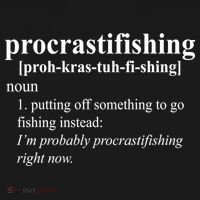 Procrastifishing Definition Ornament thumb 1