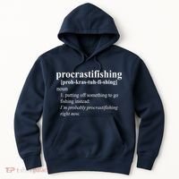 Procrastifishing Definition Hoodie thumb 0
